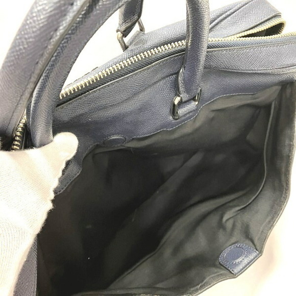 COACH Beckett F68030 Leather 2WAY Shoulder Bag Handbag Business Men's - Picture 9 of 9